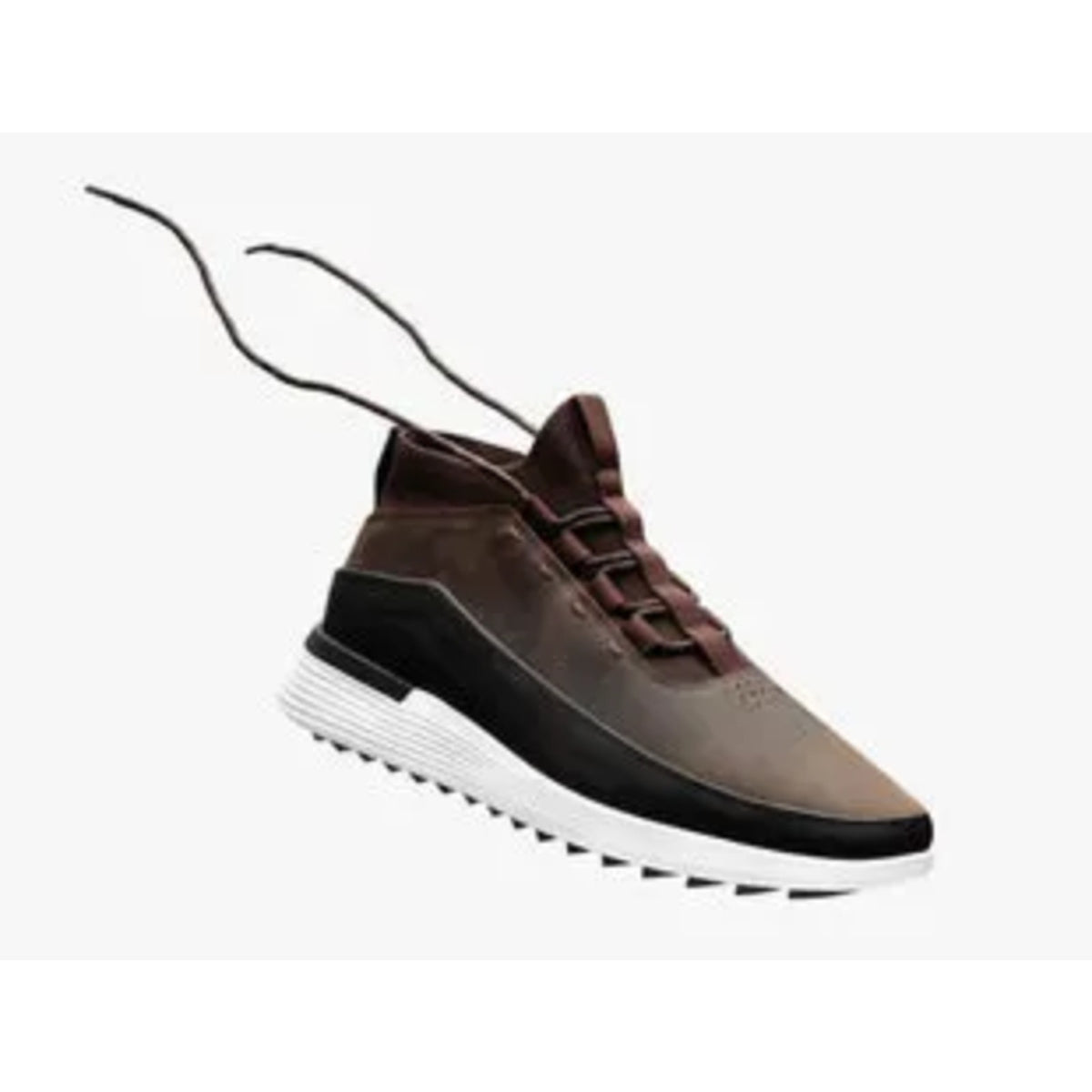 Wolf & Shepherd Mens Crossover Mid WTZ Sneakers Size 11 Dark Brown Leather NWOB