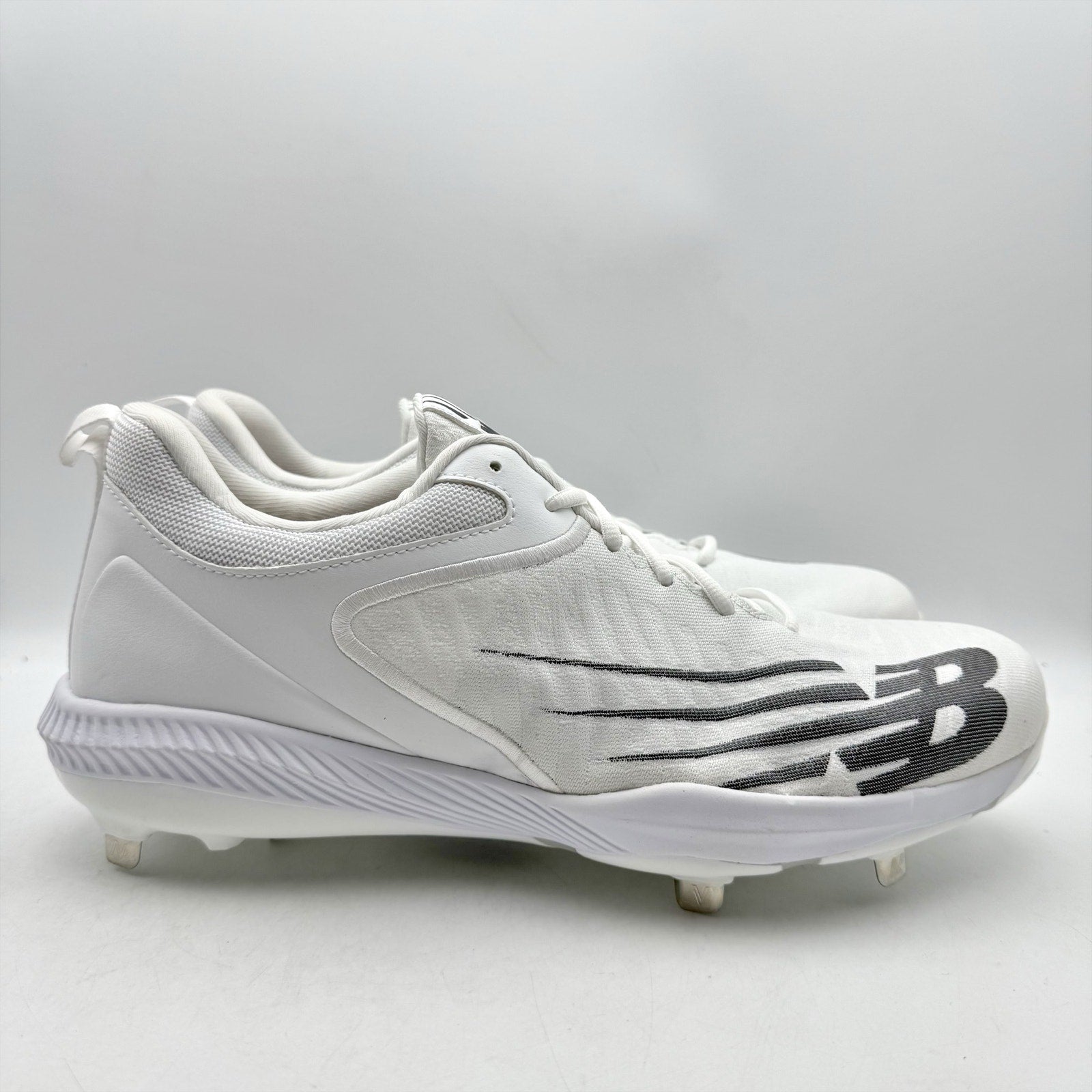 New Balance Mens Fuel Cell L4040v6 Low Metal Baseball Cleats US 13 D White NWOB