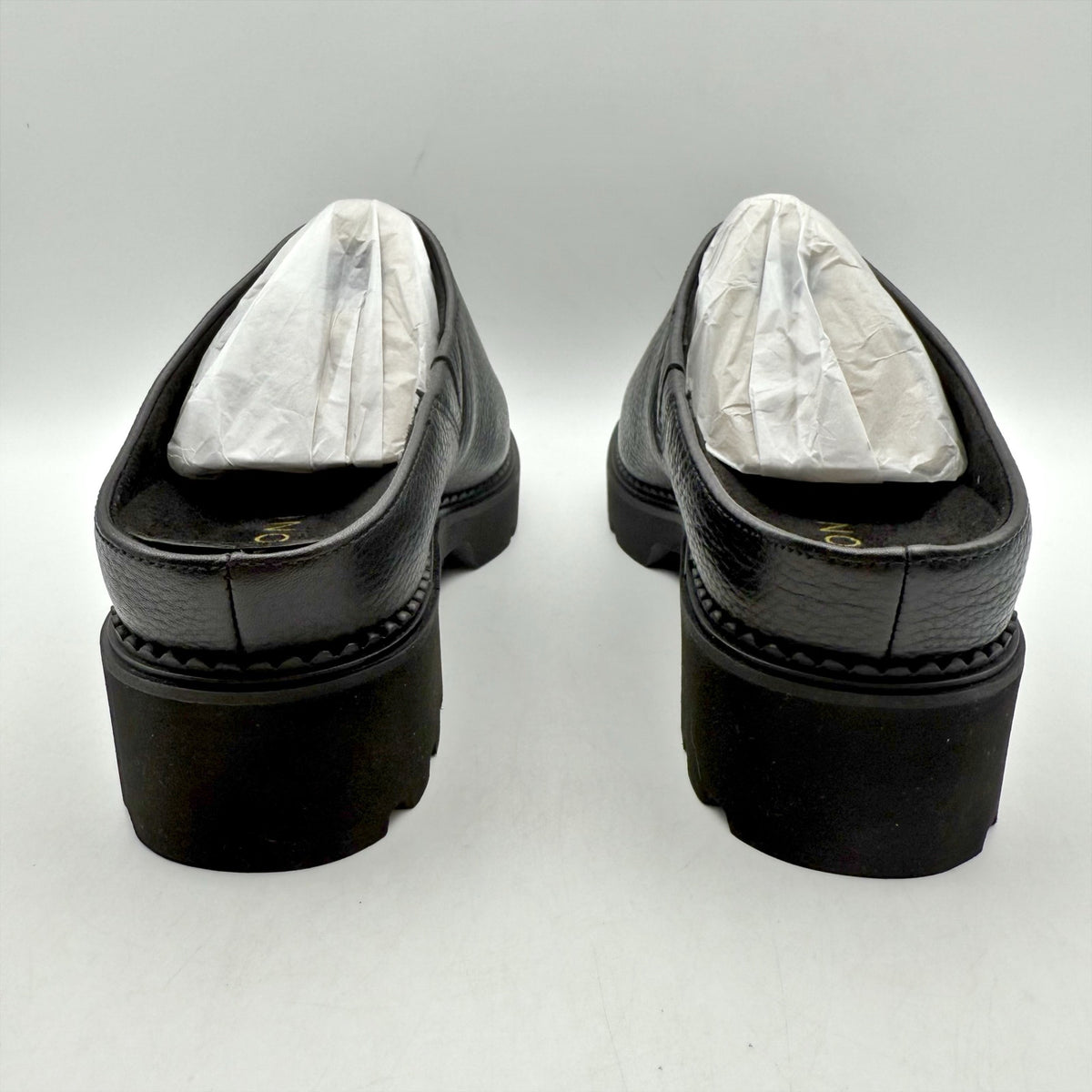 Vionic Womens Fairfax Clogs Size 11 M EU 42 Black Leather Slip On NIB