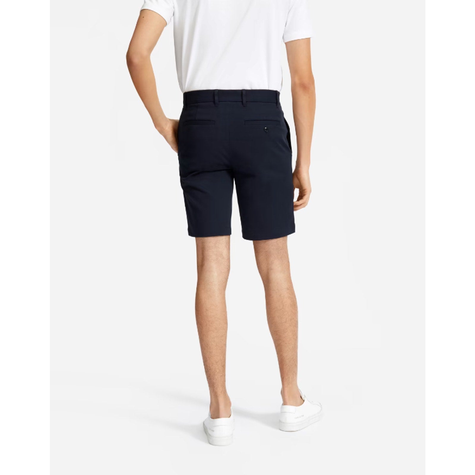 Everlane Mens The 7" Performance Chino Shorts Size 31 Navy Blue NWT