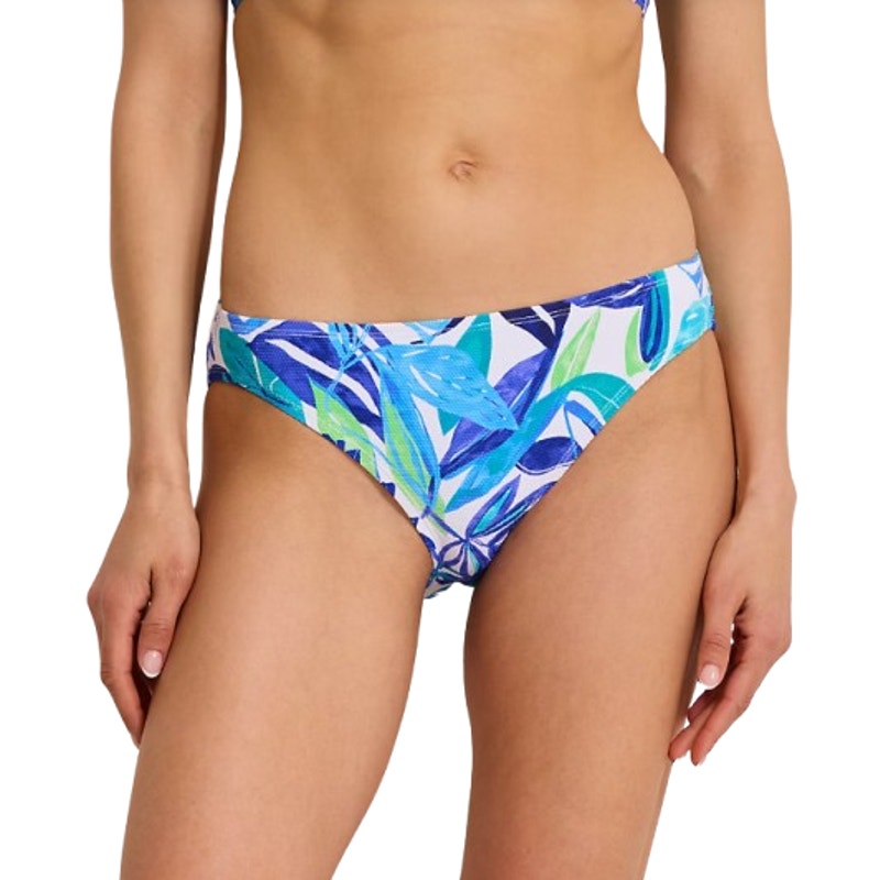 TOMMY BAHAMA Marina Hipster Bikini Bottom Small Beach Glass Blue Island Cays NWT