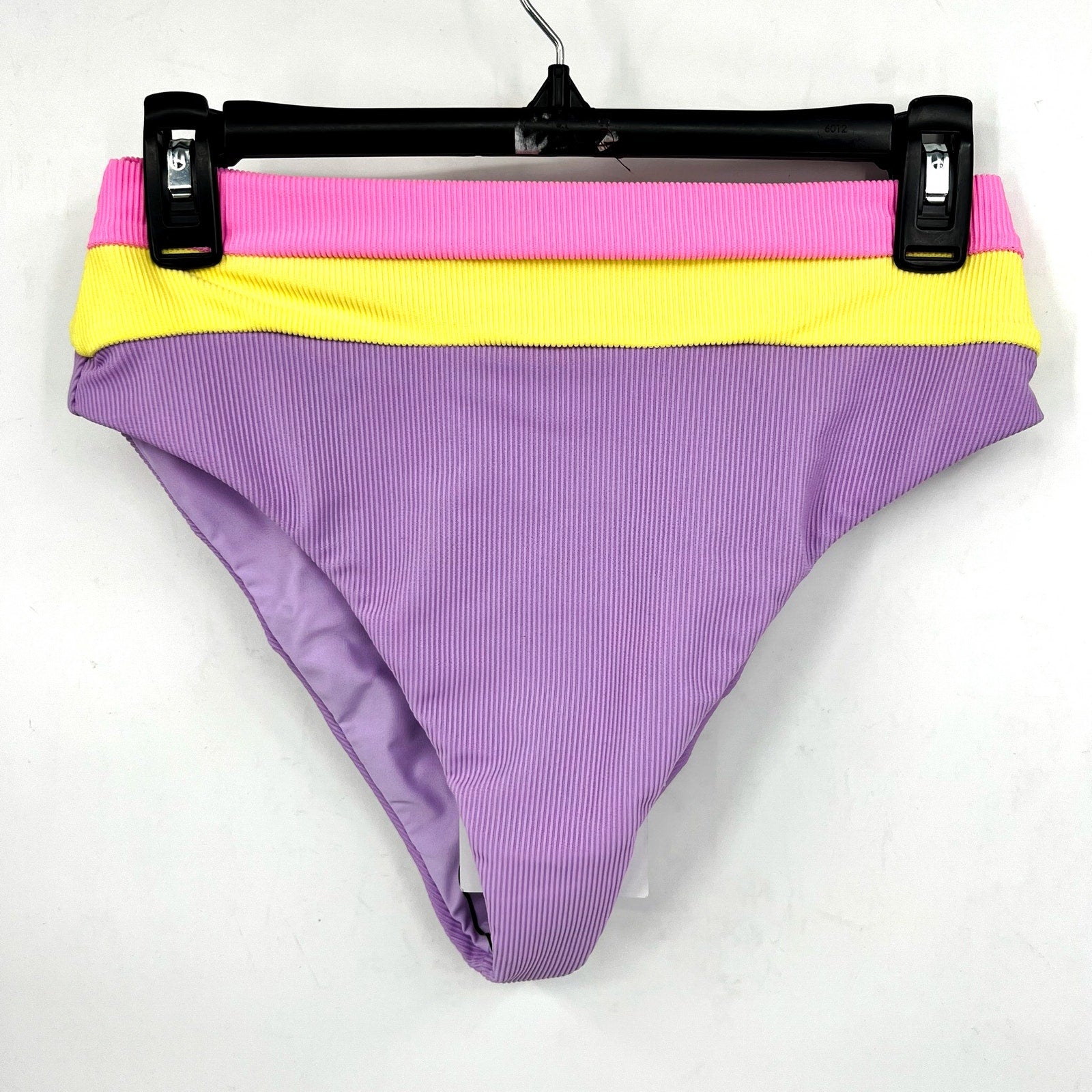 BEACH RIOT Heidi Bikini Bottom Medium Purple Sublime Spring High Waisted NWT