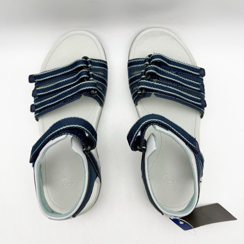 Viakix Womens Napali Hiking Sandals Size 6 EU 37 Blue White Waterproof NIB