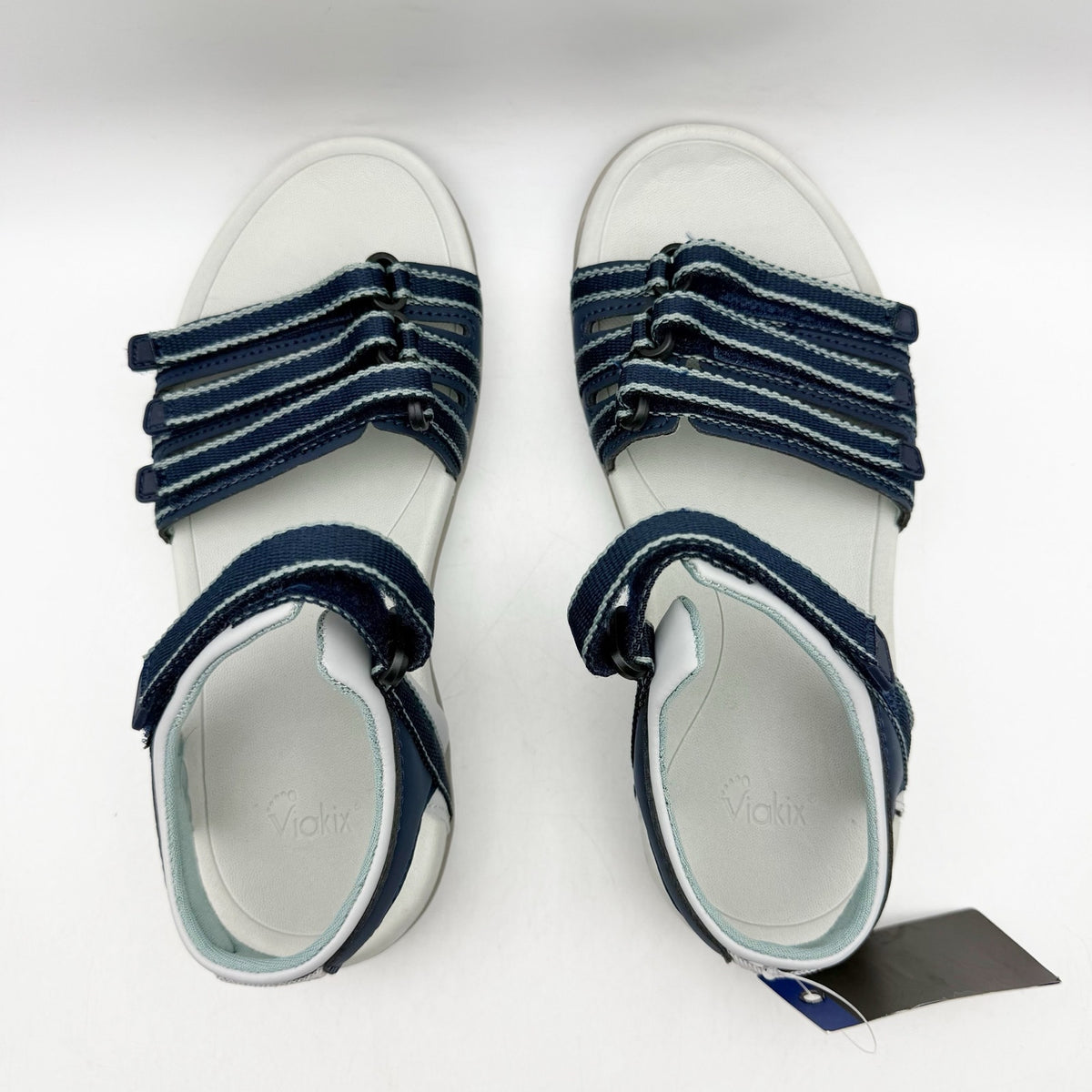Viakix Womens Napali Hiking Sandals Size 6 EU 37 Blue White Waterproof NIB