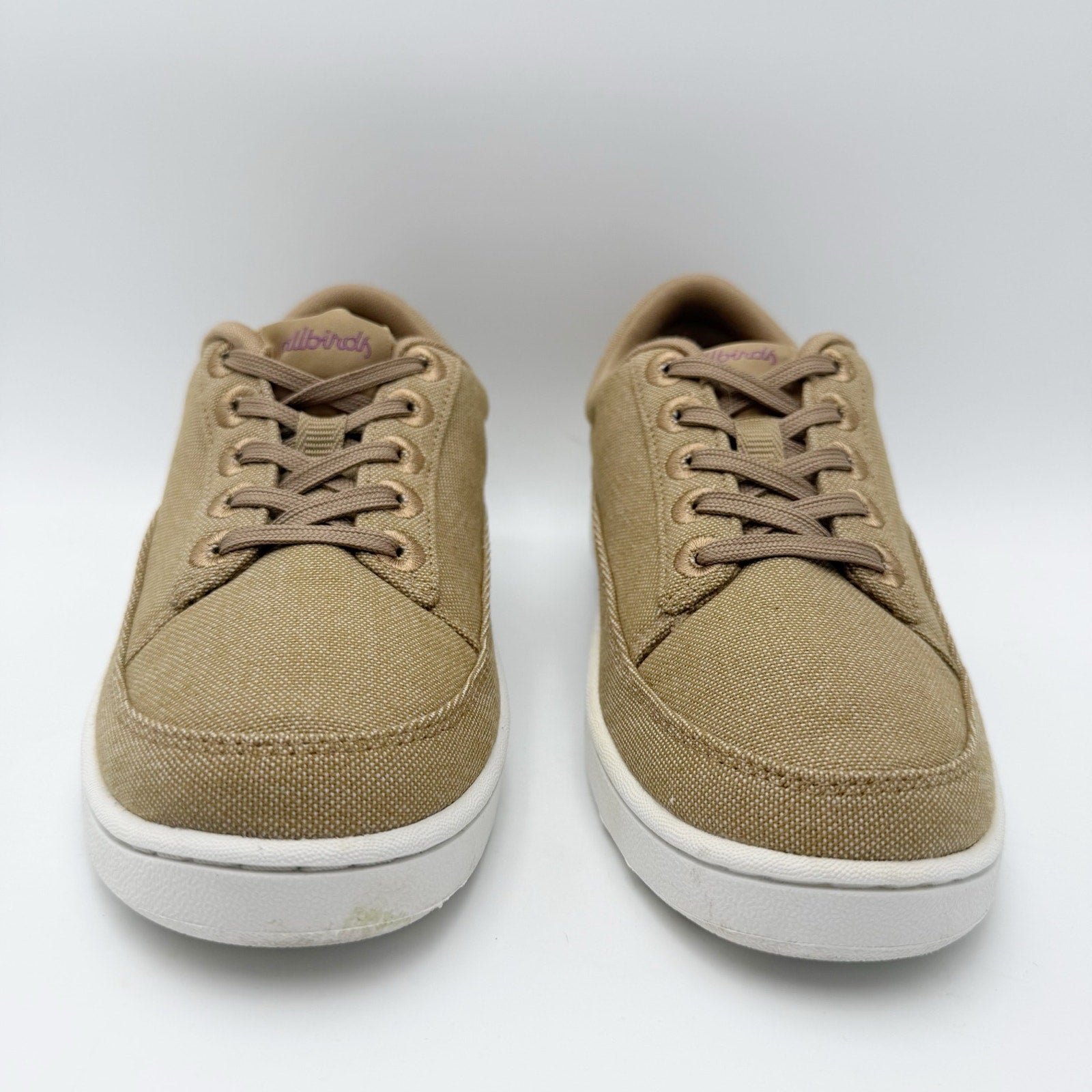 AllBirds Womens Canvas Pacer Sneakers US 6 EU 36 Beige Brown NIB