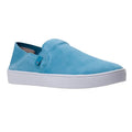 Spenco Womens Saylor Slip On Casual Shoes Size 8 WIDE Blue Leather NIB