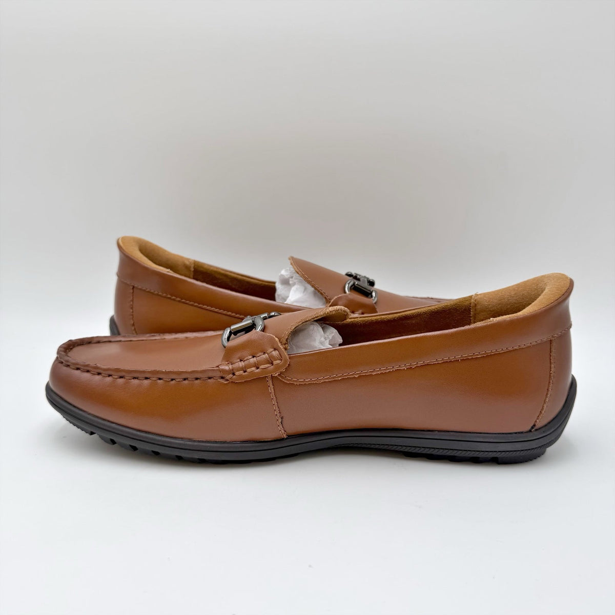 Marc Joseph New York Mens Elliot Road Loafers Size 8.5 Wide Brown Leather NIB