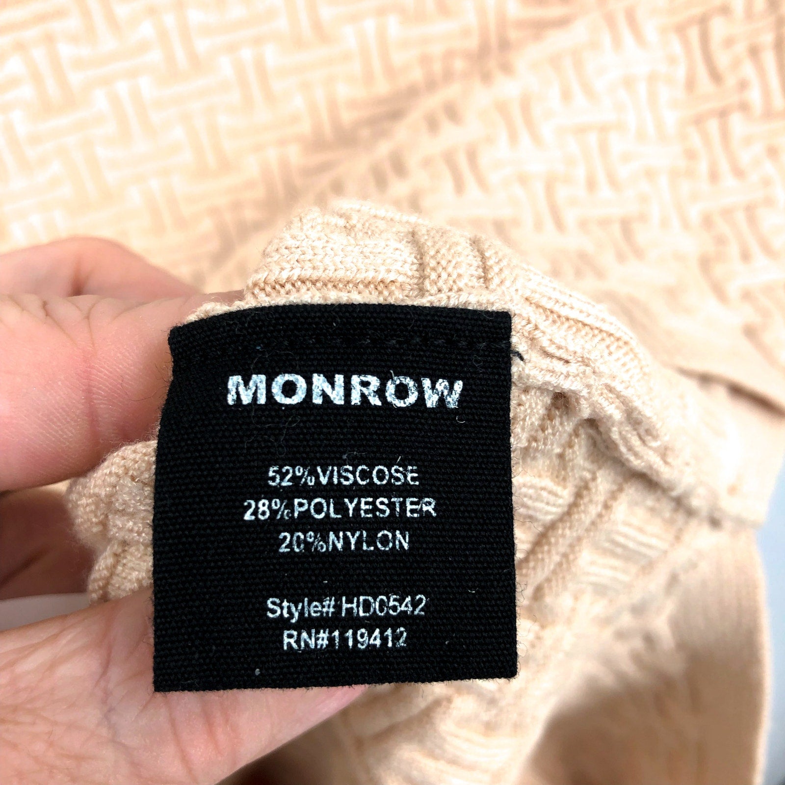 MONROW Women's Supersoft Sweater Knit Tank Midi Dress Small Cream Sleeveless NWT