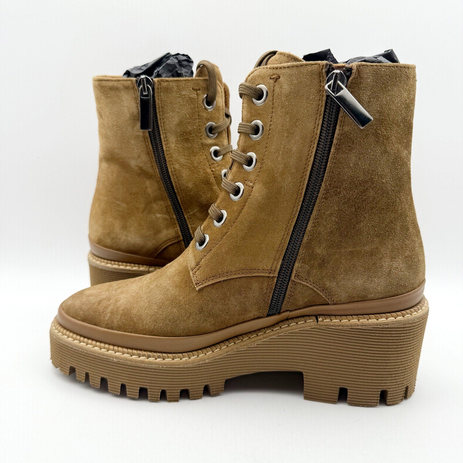 La Canadienne Womens Padma Boots EU 35 US 4-4.5 Brown Suede