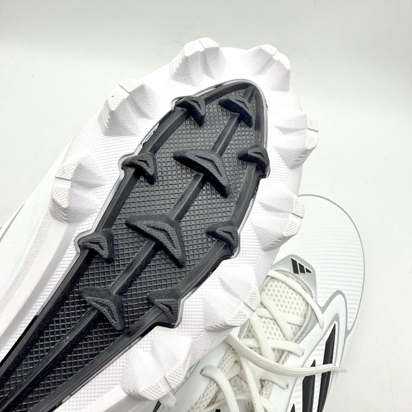 Adidas Womens PureHustle 3 MD Softball Cleats US 11 White Black Athletic NWT