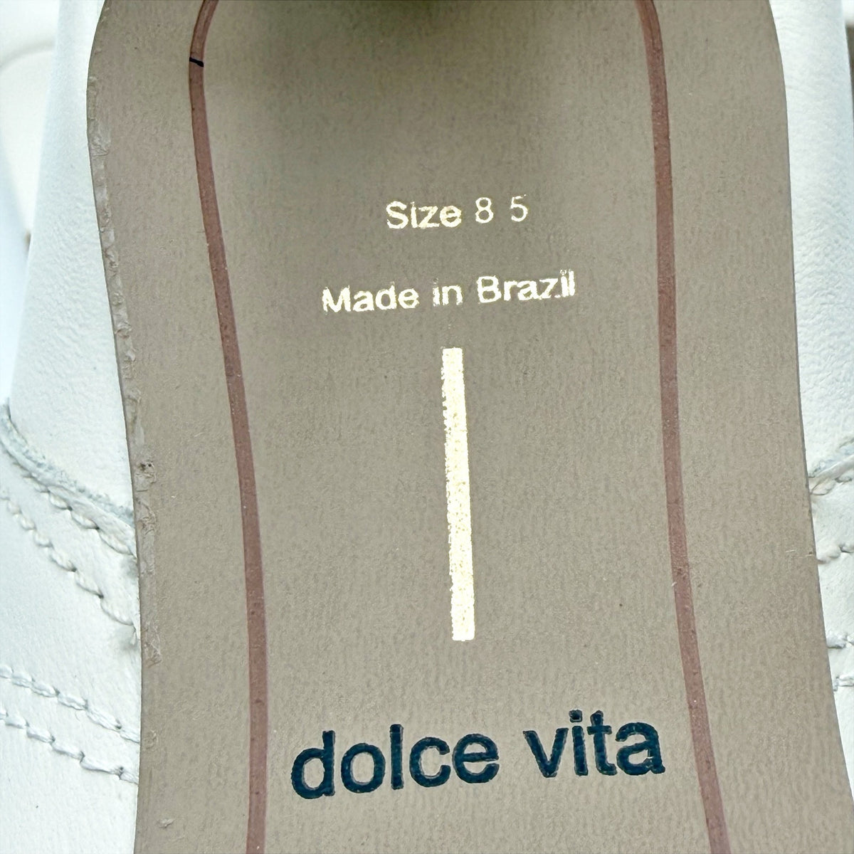 Dolce Vita Womens Tavla Short Western Boots Size 8.5 M Off White Leather NWOB