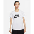 NIKE Women's Club Essentials Logo T-shirt 2X White Short Sleeve NWT