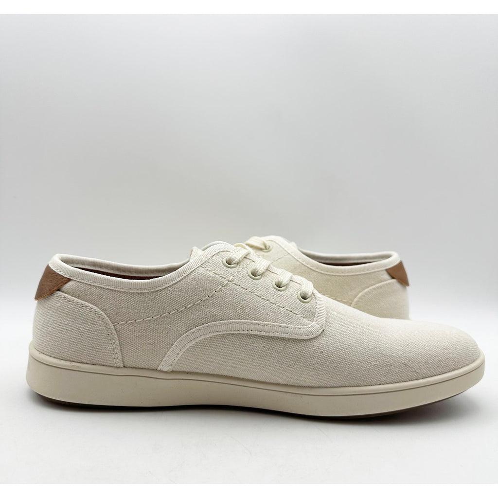 STEVE MADDEN Mens Fenta Casual Sneakers Size 10.5 M Cream White Fabric NIB