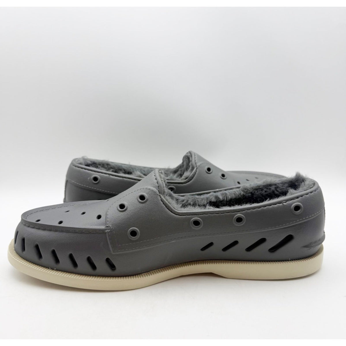 SPERRY Mens Original Float Cozy Boat Shoes Size 9 EU 42 Gray EVA NWOB