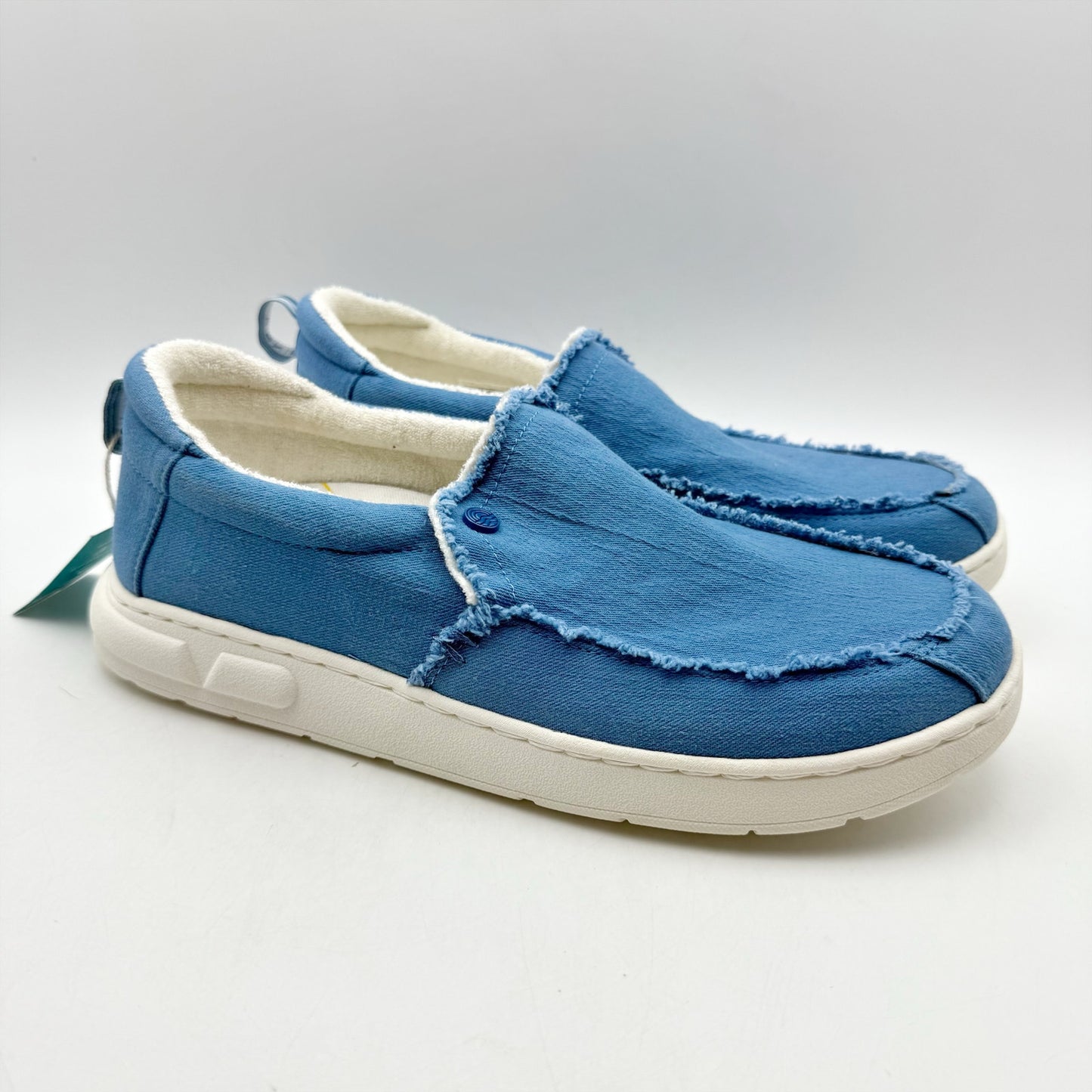 Vionic Beach Seaview Mens Laceless Casual Slip-on Sneakers US 8.5 M Blue NWOB