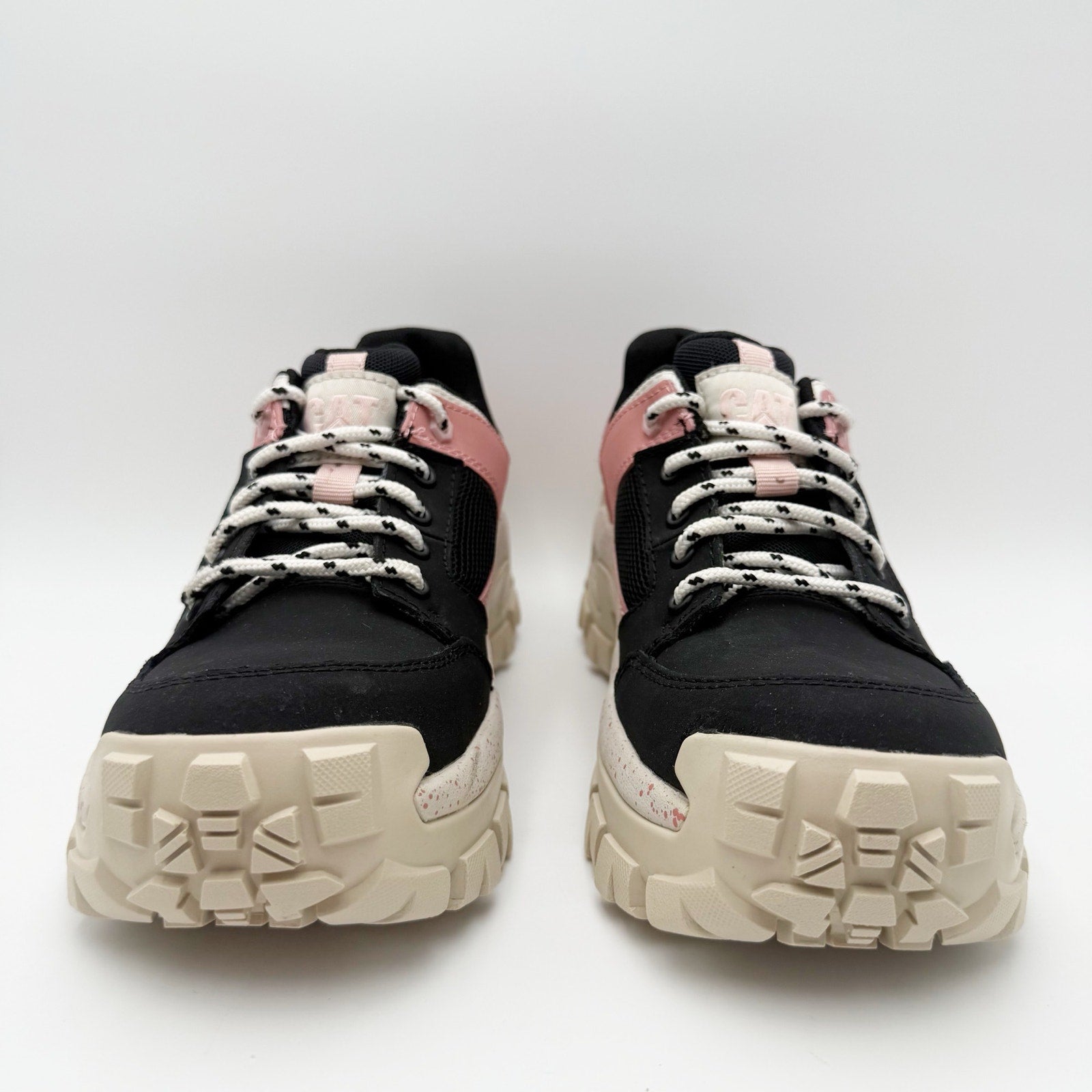 Caterpillar Womens Invader Sport CT Work Sneakers Size 9 M Black Pink SR NWOB