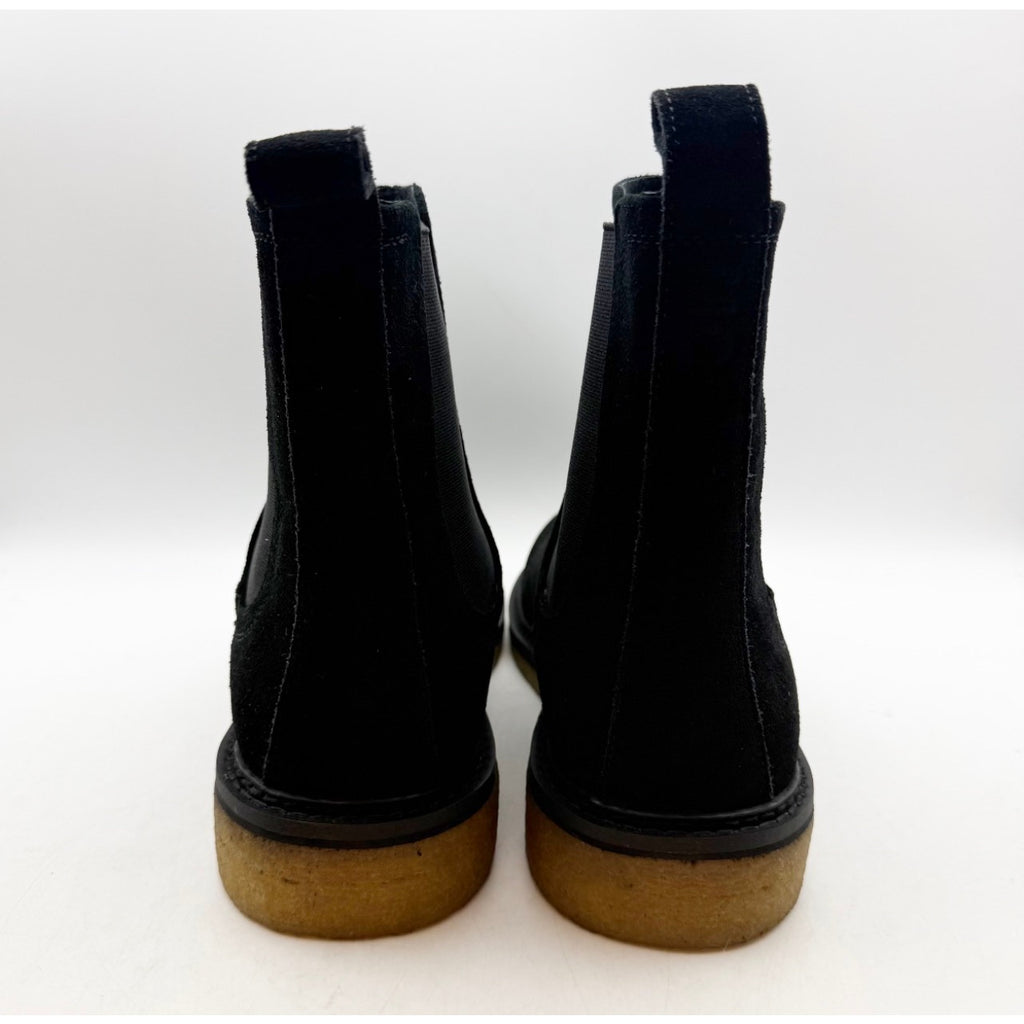 Saint Morta Men's Crepe Chelsea Boot US 8 Black Gum Suede Leather NIB