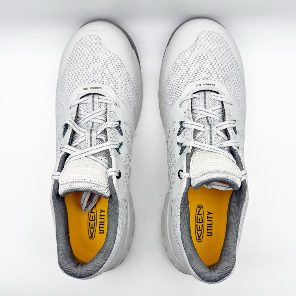 KEEN Utility Mens Cully Comp Toe Work Sneakers US 11.5 D Grey White SR NIB