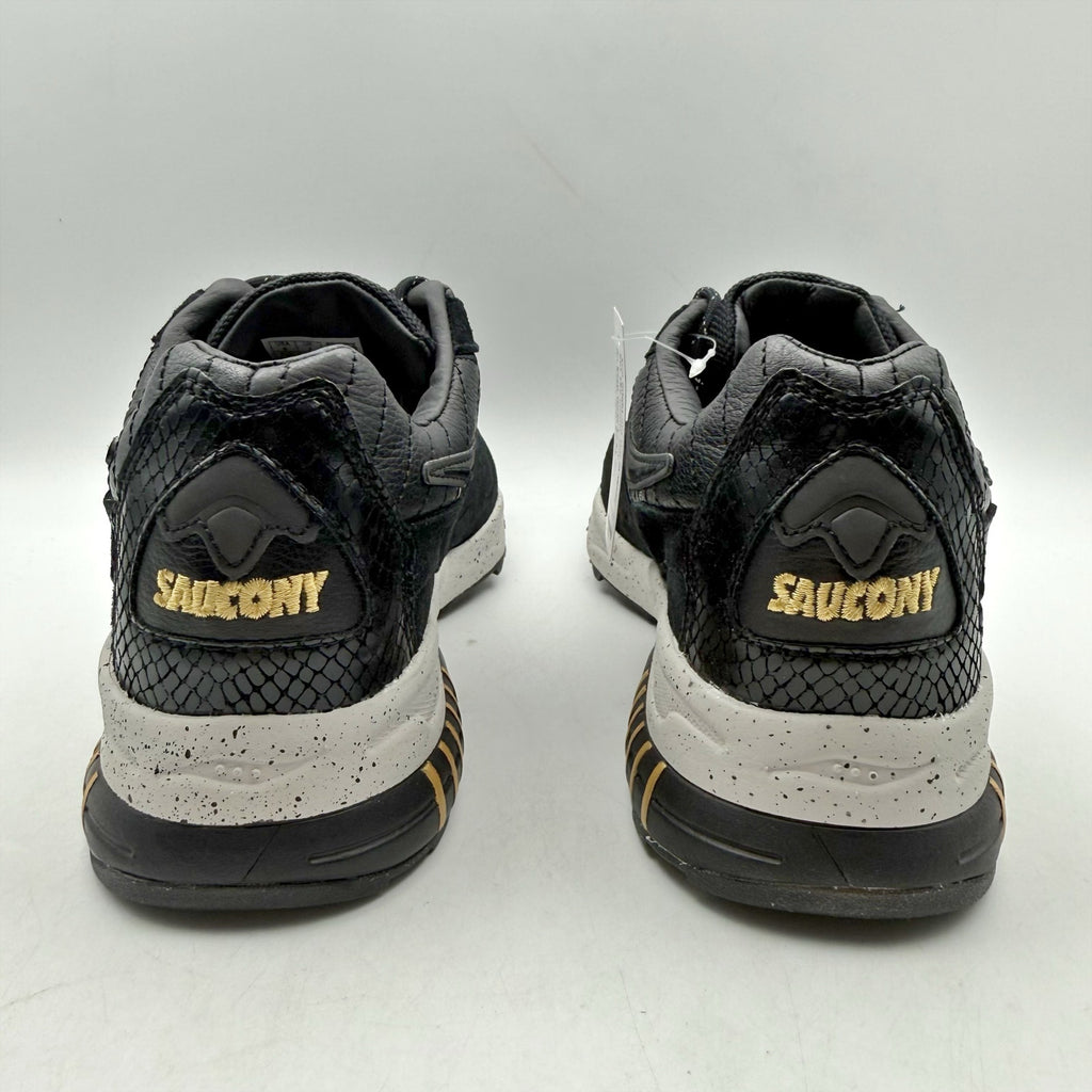 Saucony Mens 3D Grid Hurricane Sneakers US 8 EU 41 Black Suede Athletic NIB