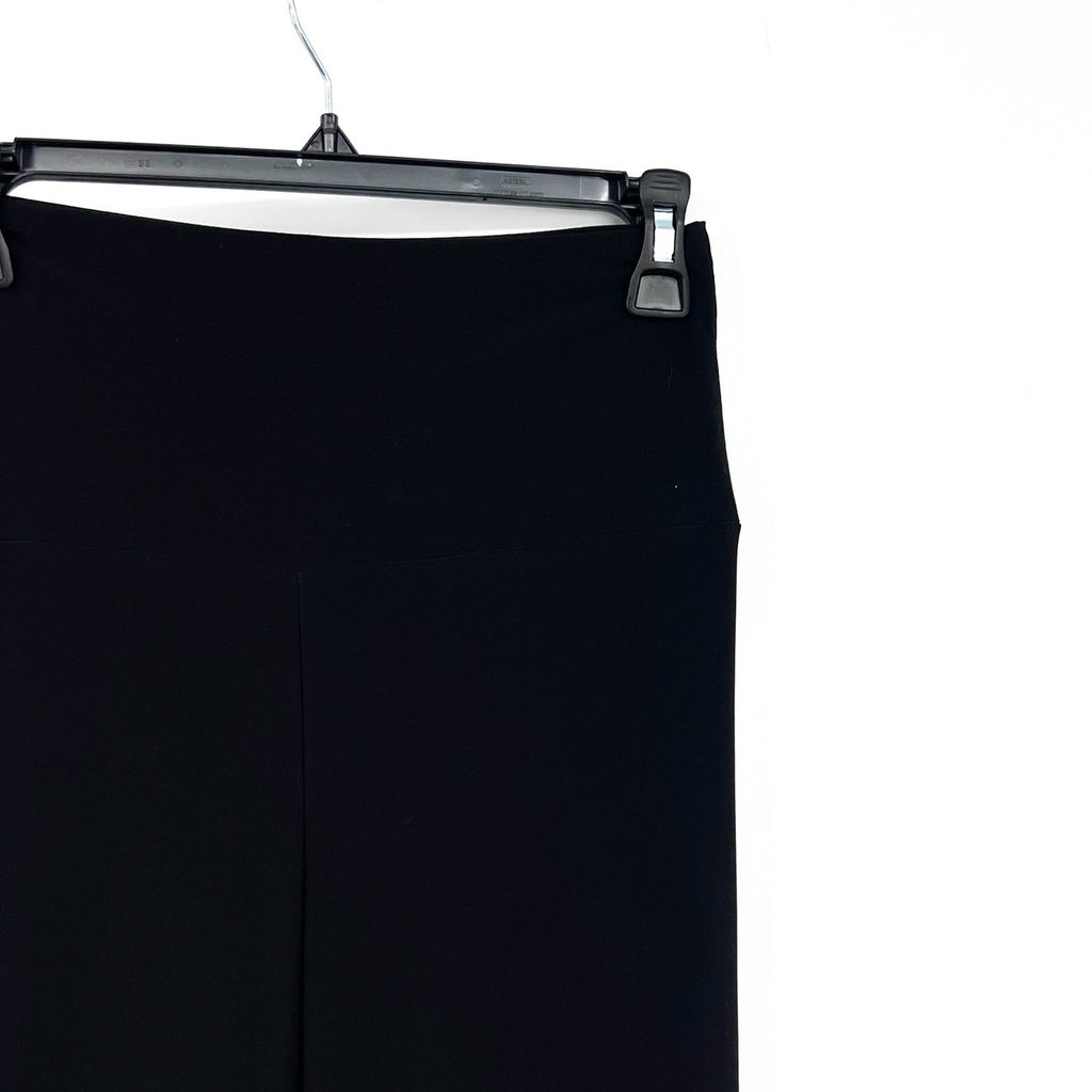 NORMA KAMALI Women's Lifestyle Cropped Leggings Medium/34 Black Stretch NWOT