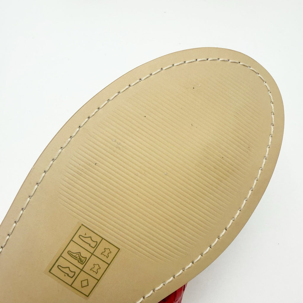 Jack Rogers Womens Jacks Flat Sandals Size 10 M Red Leather NWOB