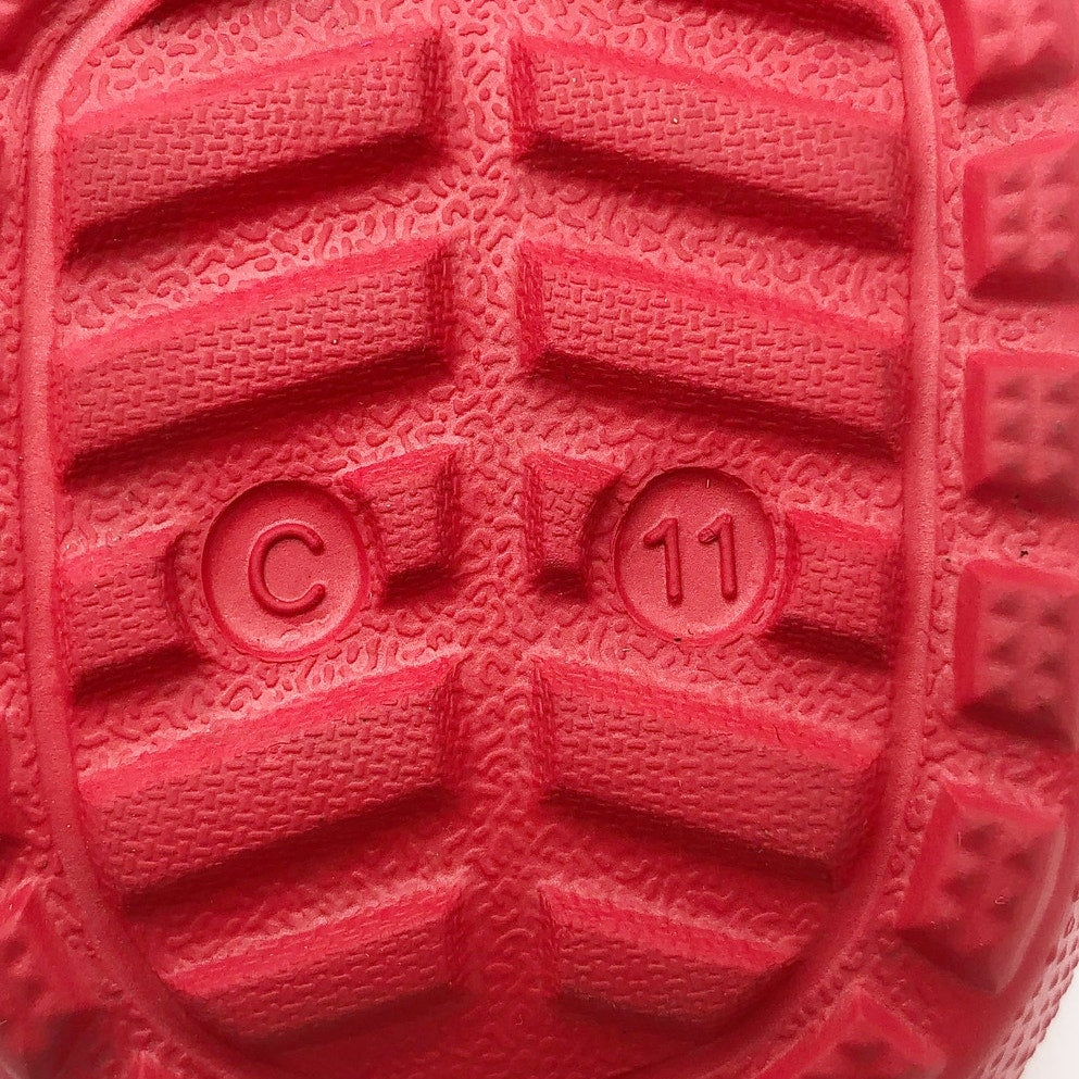 Crocs Unisex Santa Classic Clogs Little Kids 11 Festive Red White Black NWT