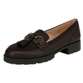 LifeStride Womens Logan Flat Loafers Size 7.5 M EU 38 Chocolate Brown NIB