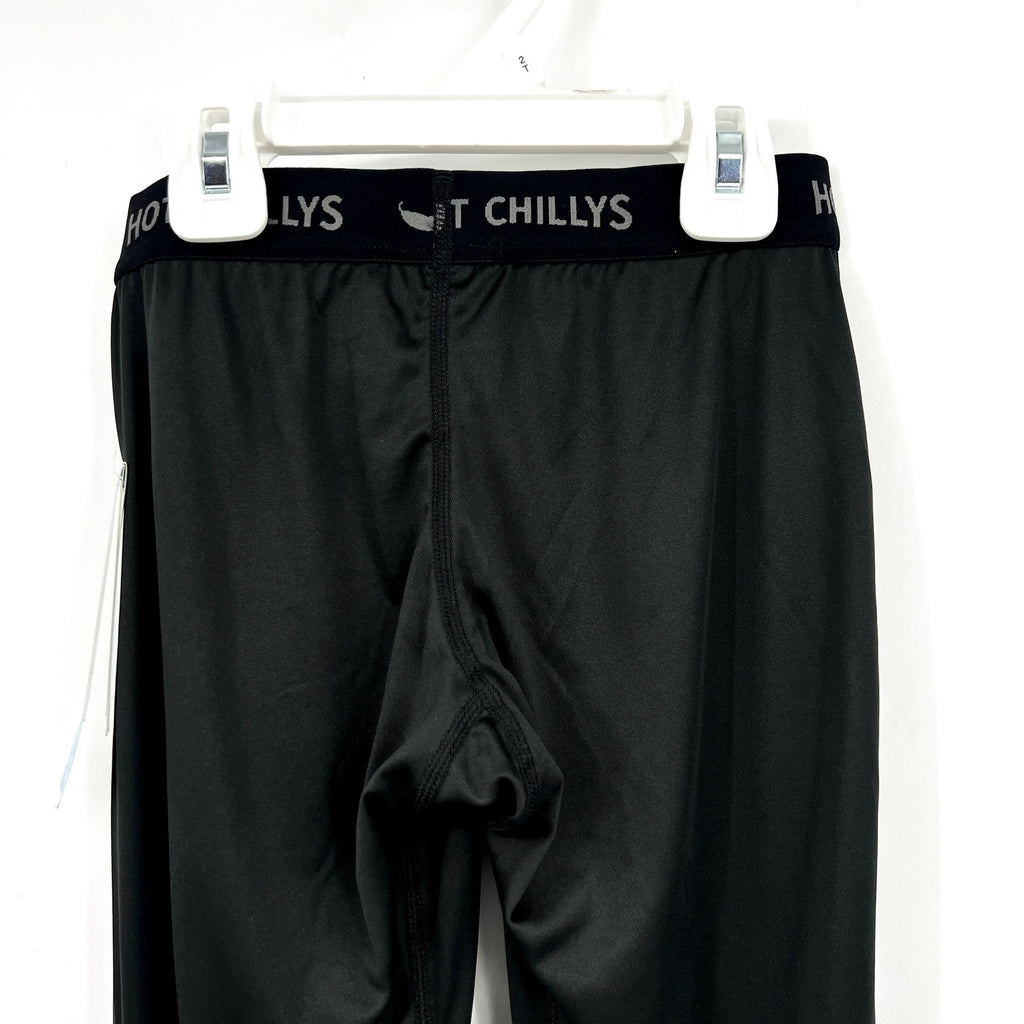 HOT CHILLYS Youth Boy's Peach Skins Base Layer Bottom XS Black NWT