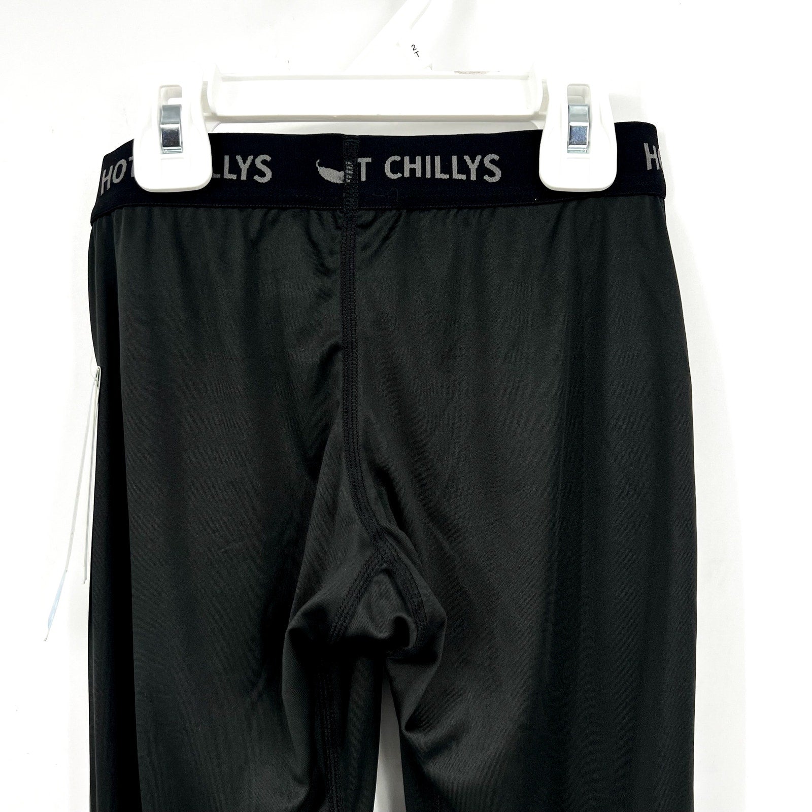 HOT CHILLYS Youth Boy's Peach Skins Base Layer Bottom XS Black NWT