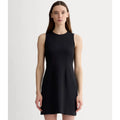 EVERLANE Women's The Dream '90s Shift Dress XL Black Sleeveless Stretch NWT