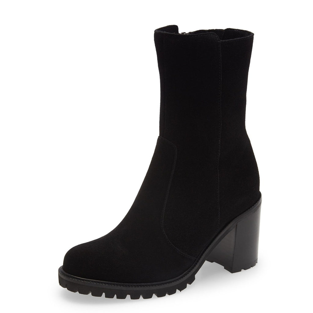 La Canadienne Womens Peppa Ankle Boots US 8 Black Suede NWOB