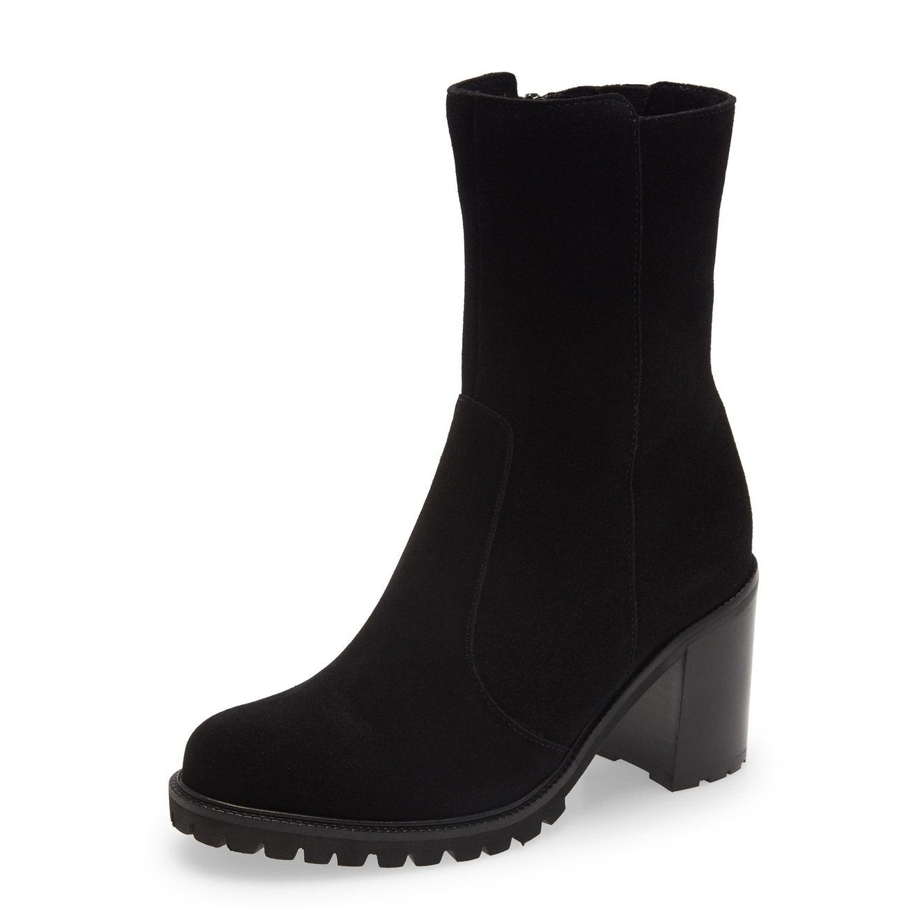 La Canadienne Womens Peppa Ankle Boots US 8 Black Suede NWOB