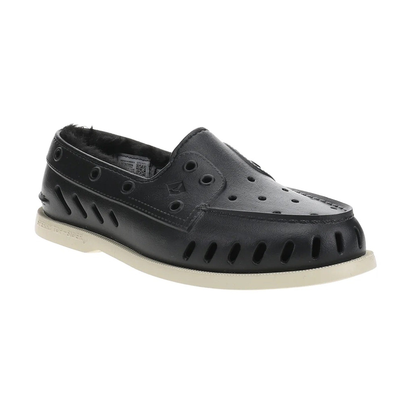 Sperry Mens Original Float Cozy Boat Shoes SIZE 10 EU 43 Black NWOB