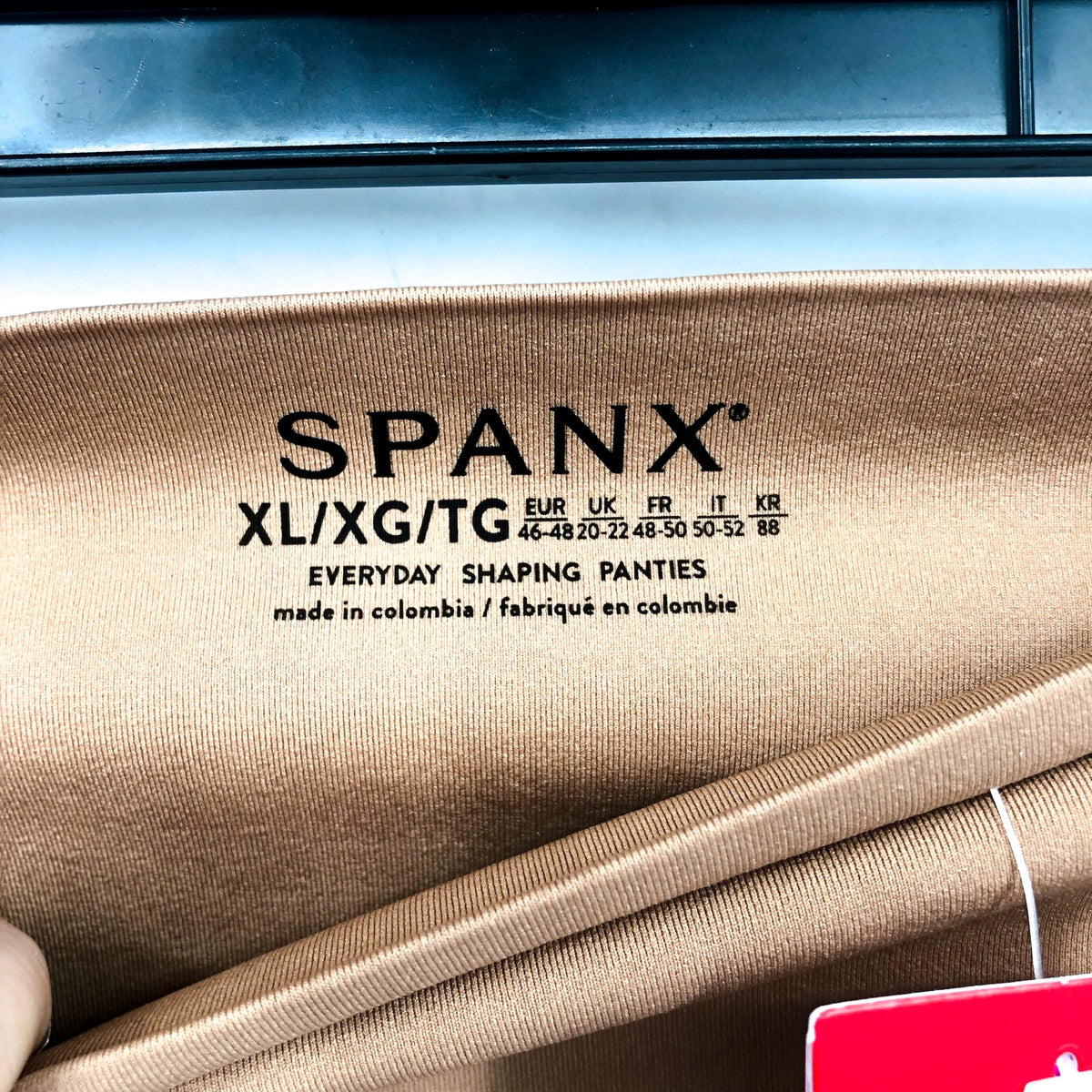 SPANX SPANXshape Everyday Shaping Thong XL Naked 03 Core Control NWT