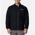 Columbia Mens Rad Padded Jacket Large Black Full Zip Lined Quilted NWT