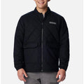 Columbia Mens Rad Padded Jacket Large Black Full Zip Lined Quilted NWT