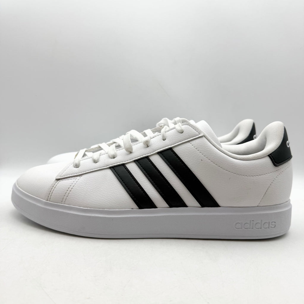 Adidas Mens Grand Court 2.0 Casual Sneakers US 12 White Black NWOB