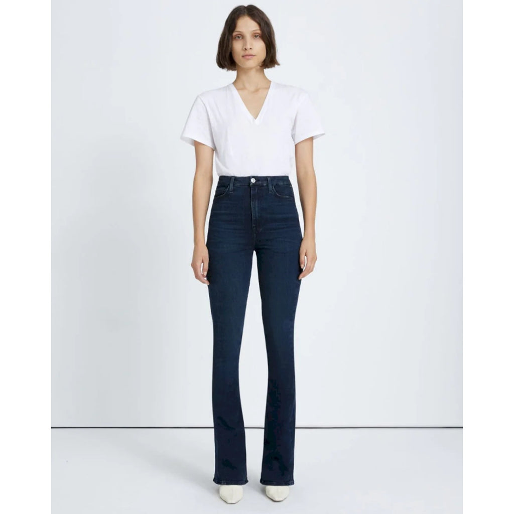 7 FOR ALL MANKIND Skinny Bootcut Jeans Size 26 US 2 Dark Blue Ultra High NWT