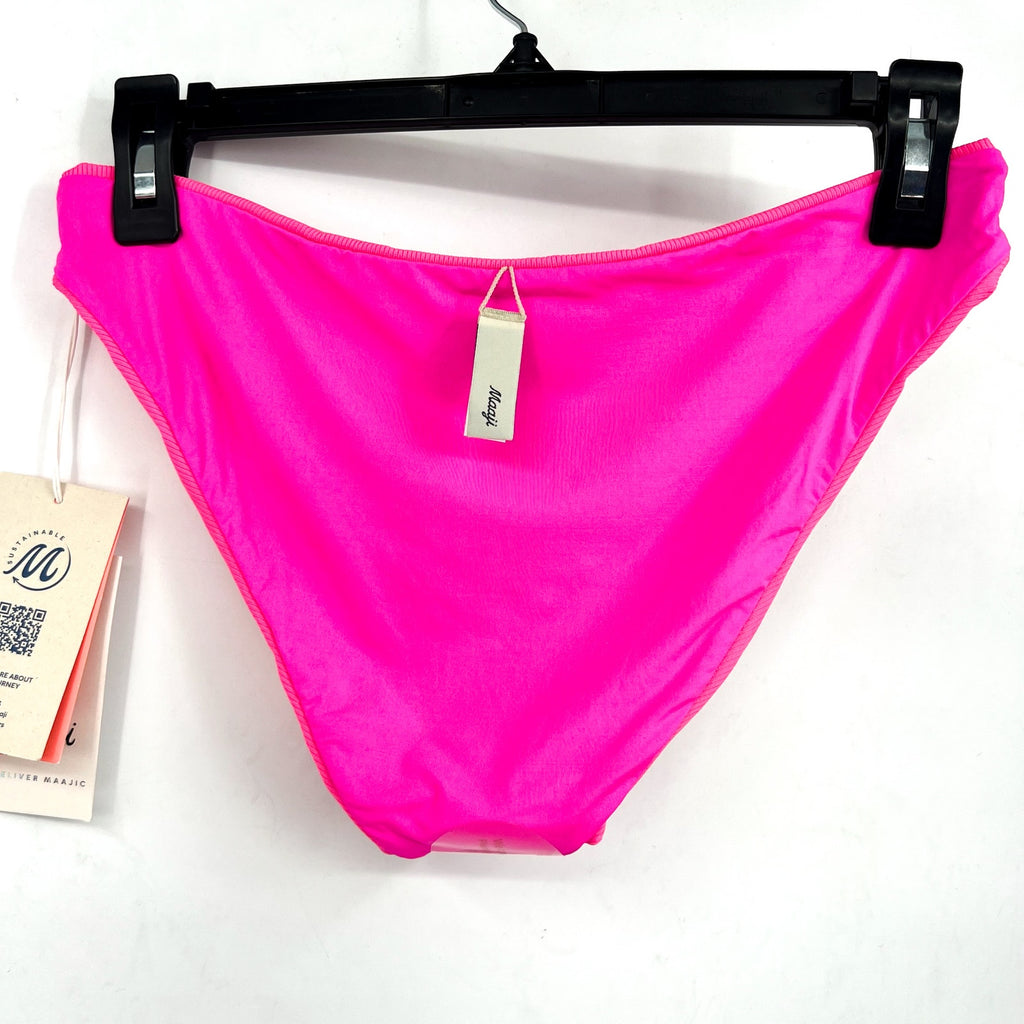 MAAJI Women's Sublimity Reversible Classic Bikini Bottom Medium Radiant Pink NWT