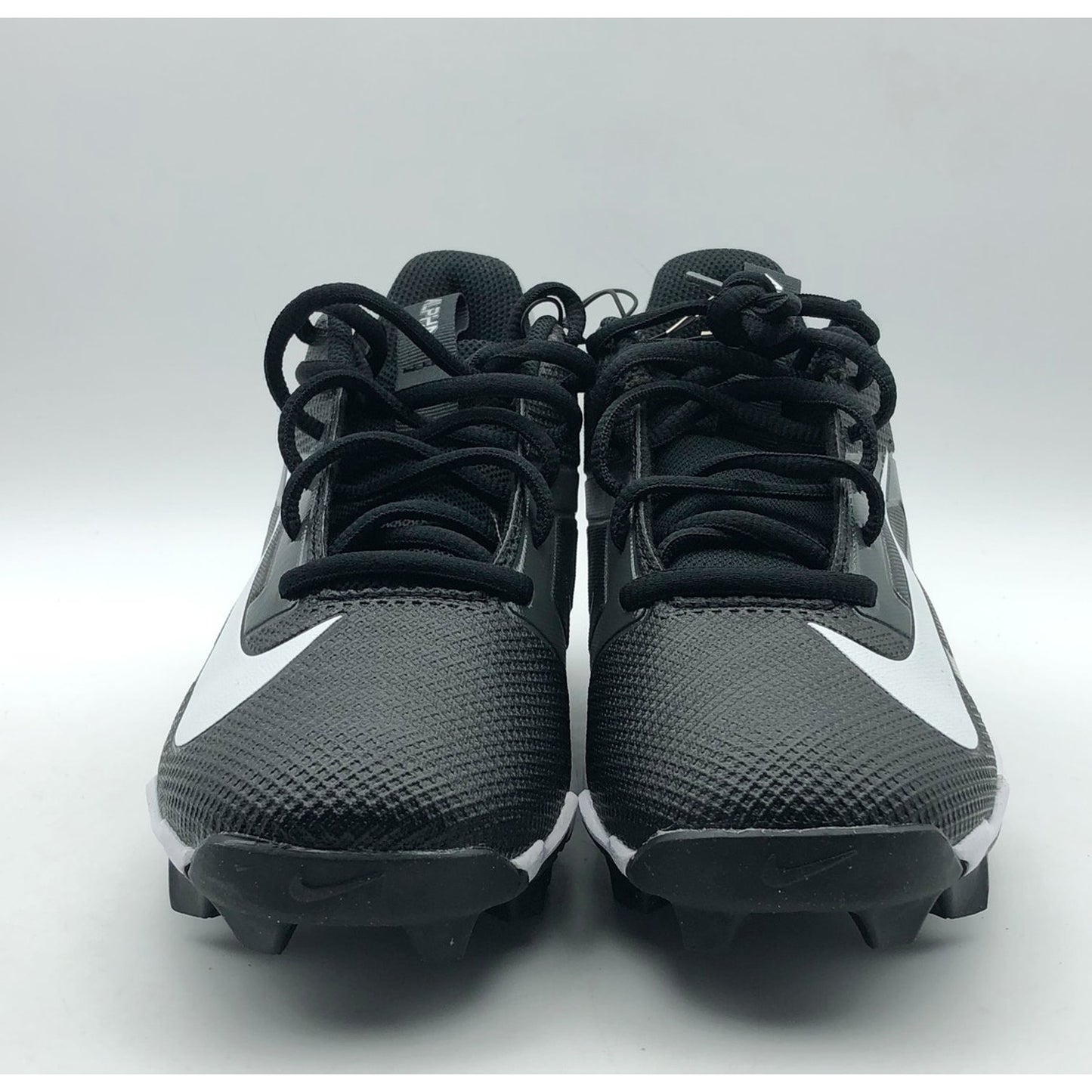 Nike Kids Alpha Menace 4 Shark Football Cleats Size 5 Wide Black Grey White NWOB