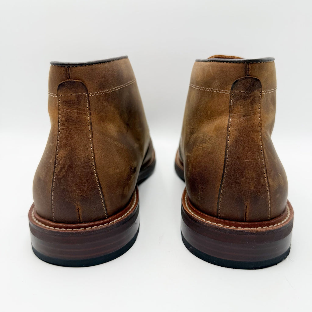 Florsheim Mens Anthem Plain Toe Chukka Boots Size 10.5 M Brown Leather NWOB