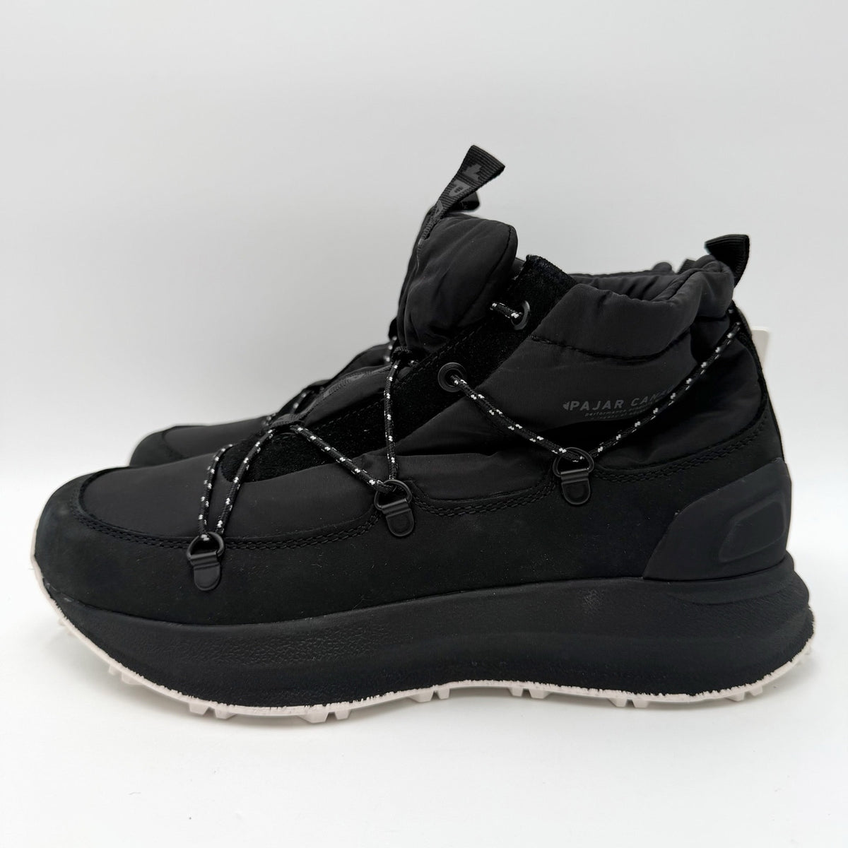 PAJAR Womens Urban Combat Ankle Boots US 8 Black Water Resistant Insulated NWOB