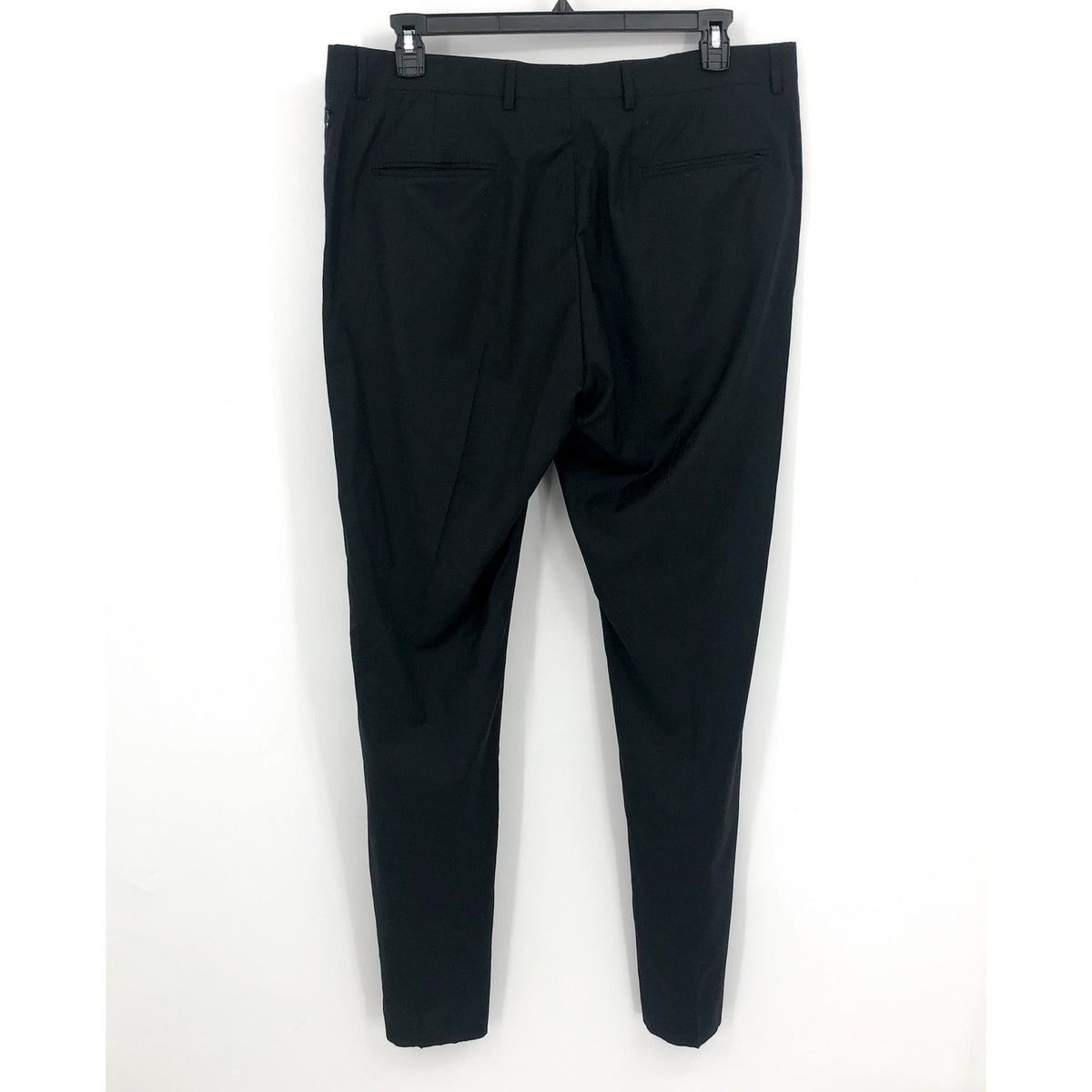 NORDSTROM Men's Tech-Smart Dress Pants Size 38R Black Trim Fit Trouser NWOT