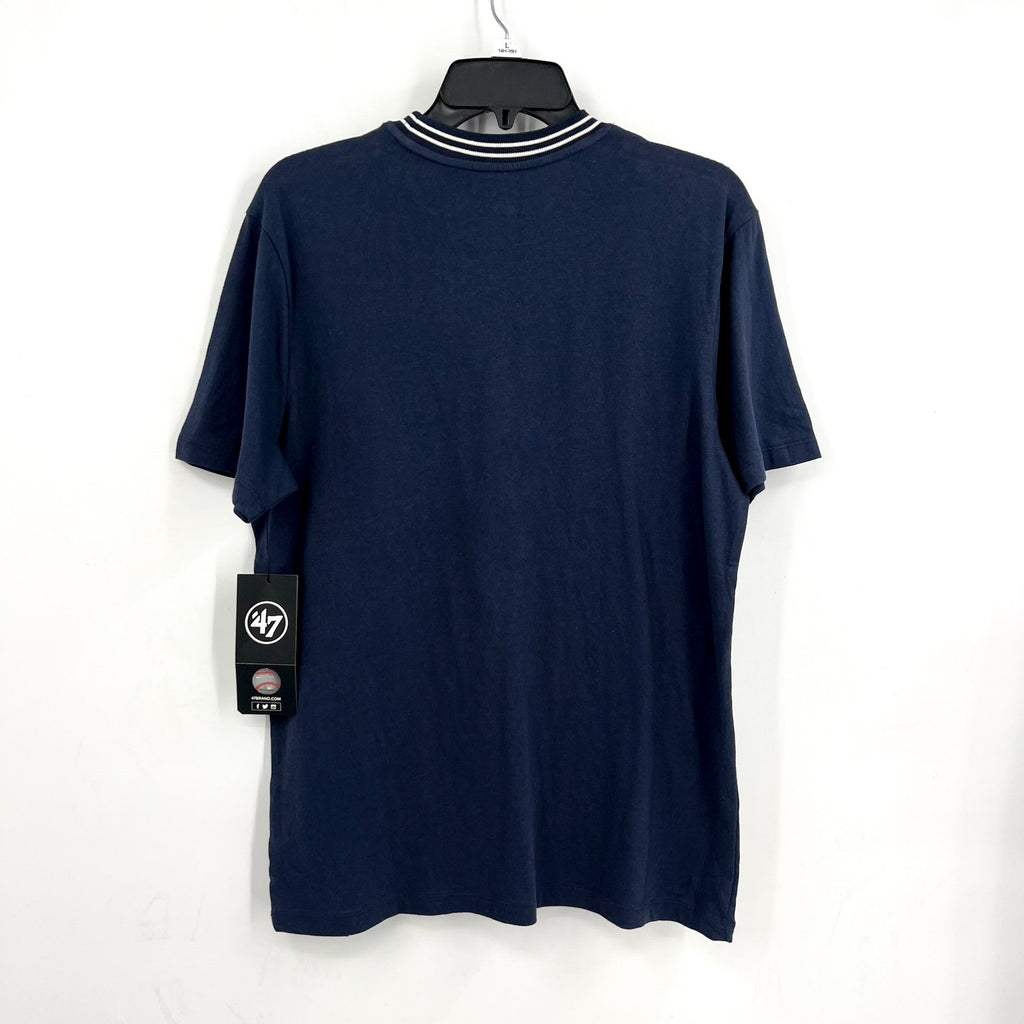 47 BRAND Mens Houston Astros Top Line Stewart Tee Small Blue Short Sleeve NWT