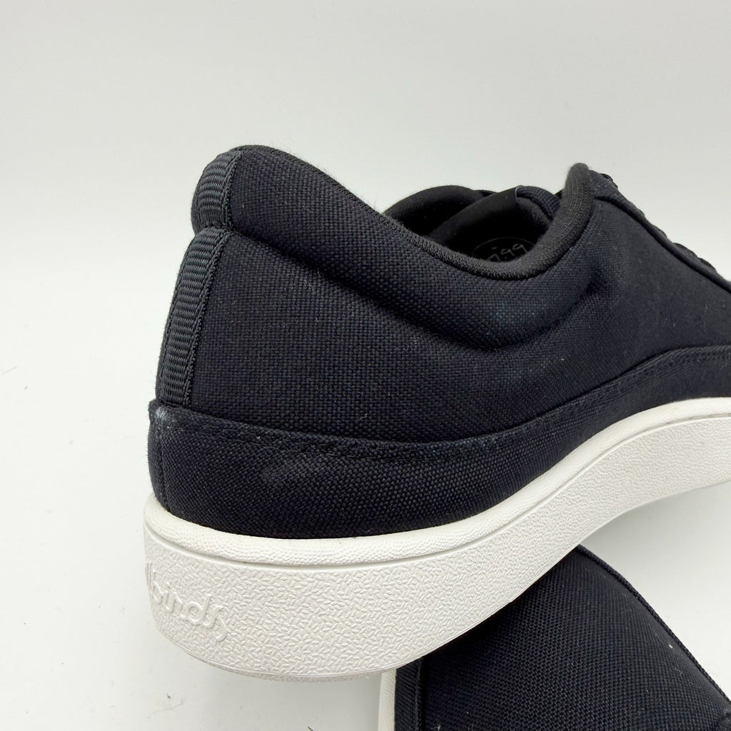 ALLBIRDS Mens Canvas Pacer Casual Sneakers Size 11 EU 43.5 Black White NIB
