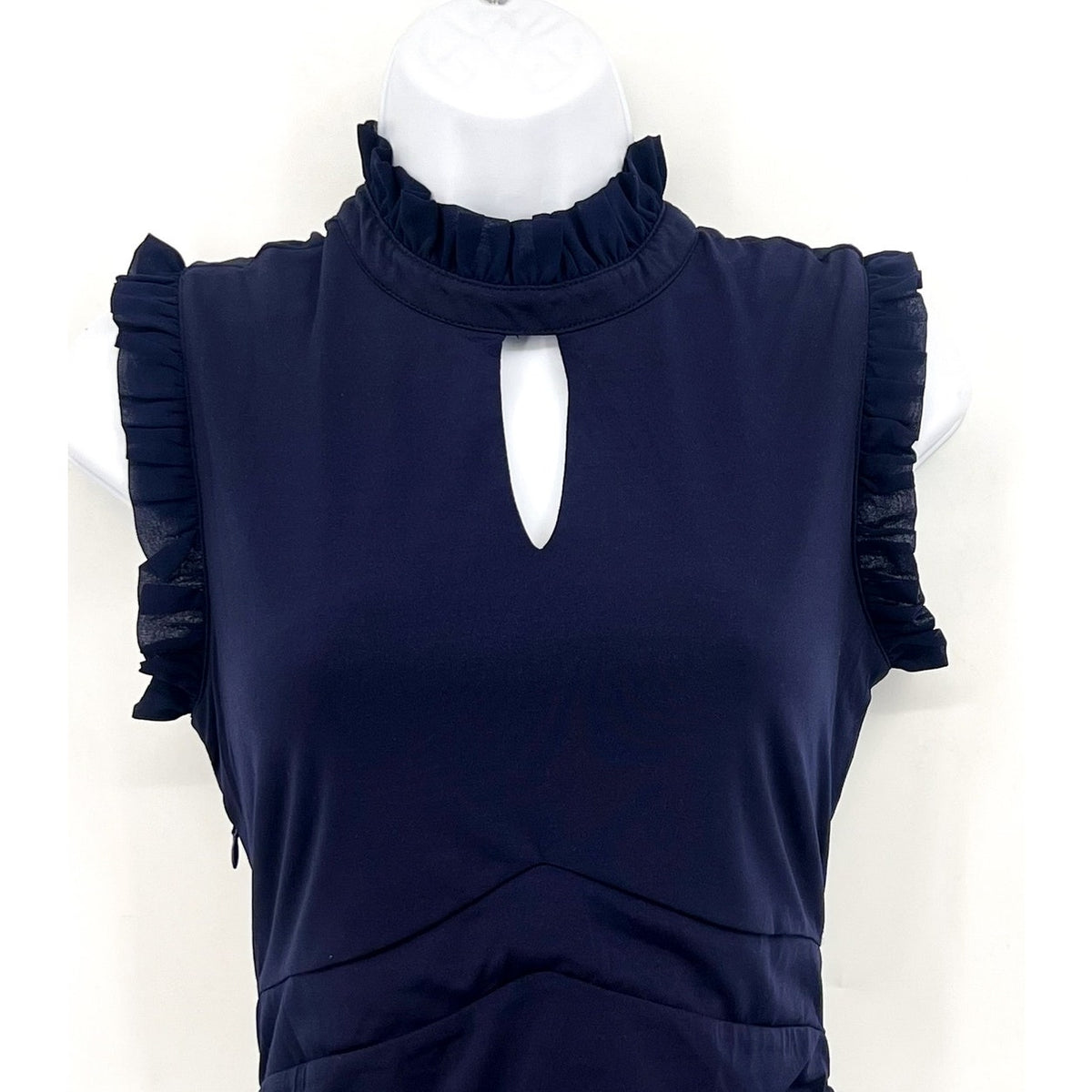 KIMI + KAI Maternity Madeline Body-Con Dress Small Navy Blue Sleeveless NWT