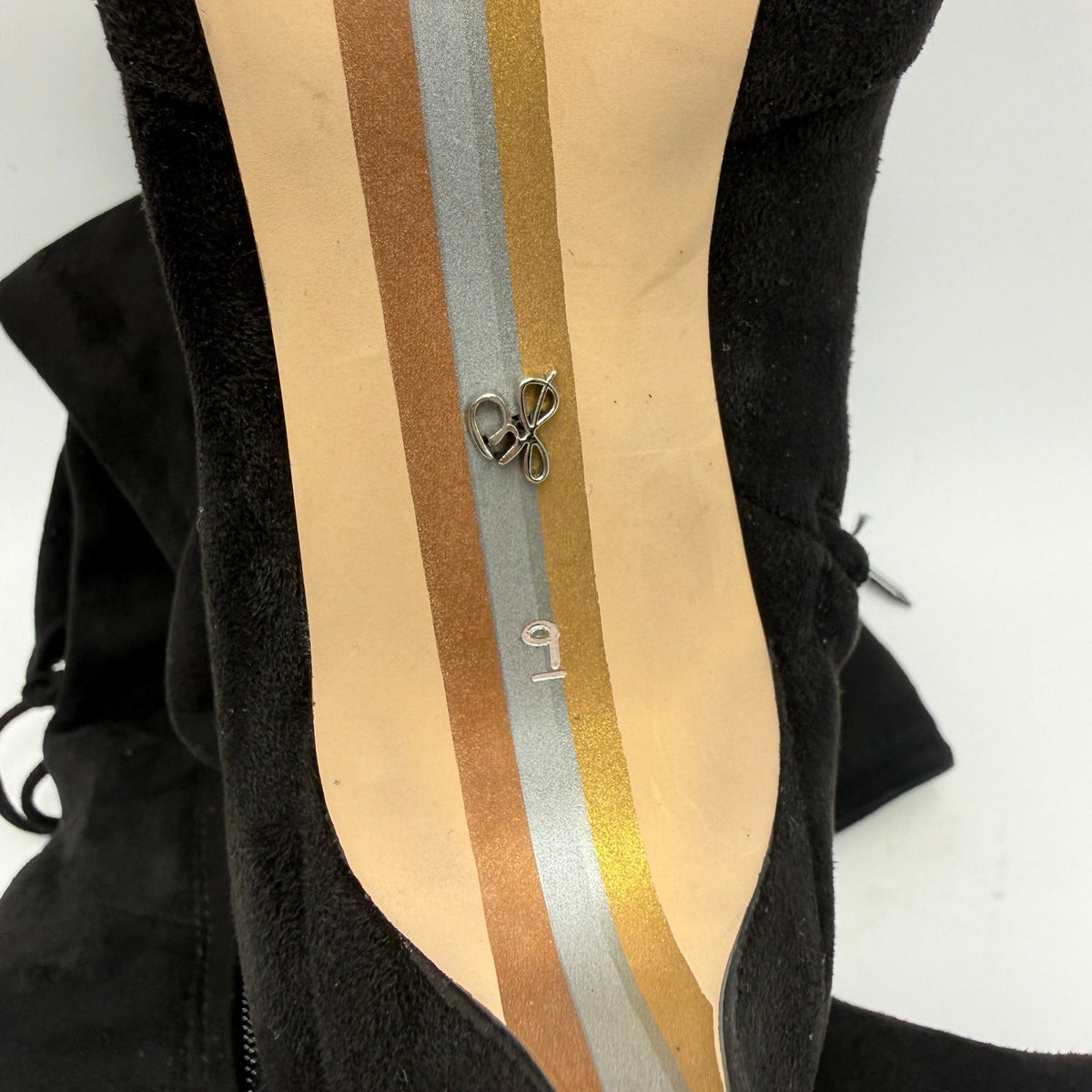 Sam Edelman Womens Kristie Over the Knee Boots Size 9 EU 39 Black Suede NWOB