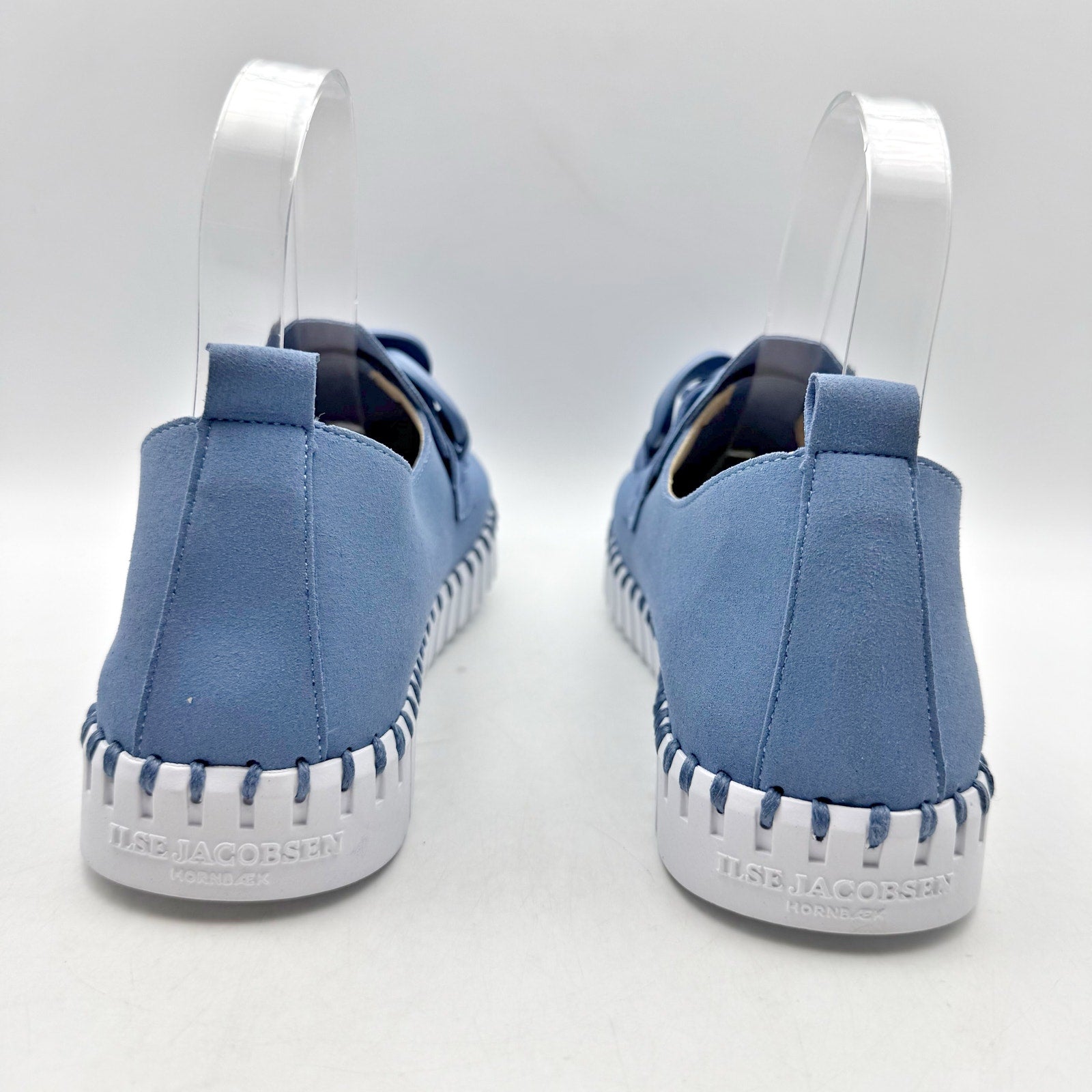 ILSE JACOBSEN Womens Tulip Loafers EU 36 US 6 Blue Slip On NWOB