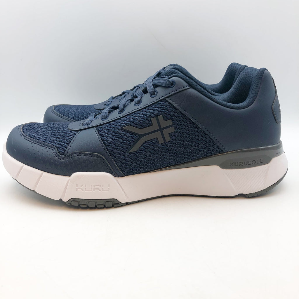 KURU Mens Quantum 2.0 Sneakers Size 12 WIDE EU 46 Indigo Blue Slate Gray NWOB