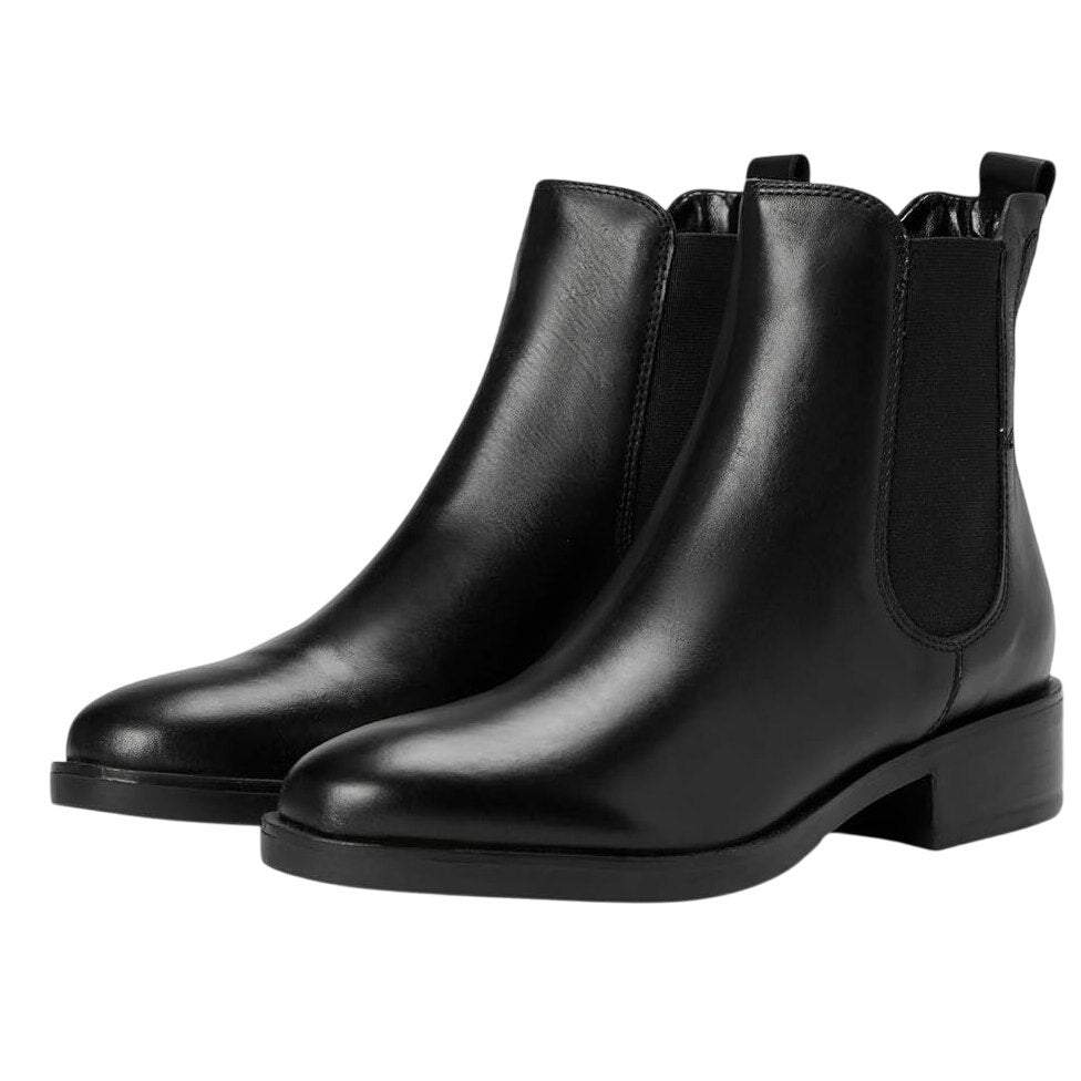 Dune London Womens Panoramic Ankle Boots EU 37 US 7 Black Leather NIB